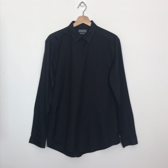 Zara Other - SALE ☆ Zara Mens Black Slim Fit Dress Shirt LRG